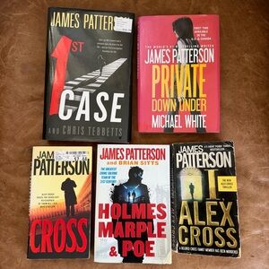 James Patterson Crime Action Thriller Paperback Books Novels Fiction